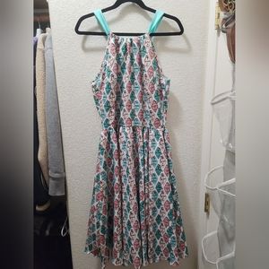 Pinup couture hotel keys Harley dress